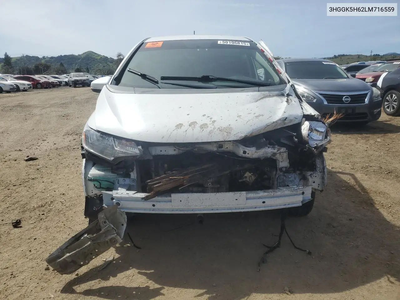 2020 Honda Fit Sport VIN: 3HGGK5H62LM716559 Lot: 50196815