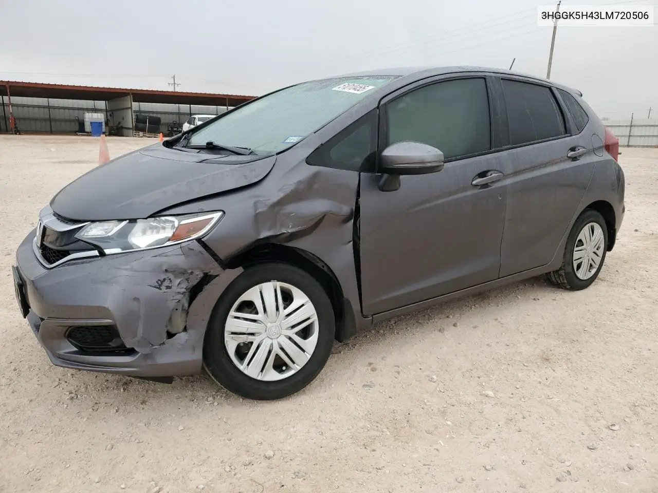 2020 Honda Fit Lx VIN: 3HGGK5H43LM720506 Lot: 51010455