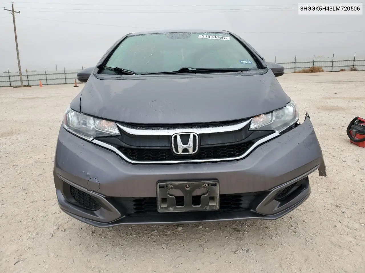 2020 Honda Fit Lx VIN: 3HGGK5H43LM720506 Lot: 51010455