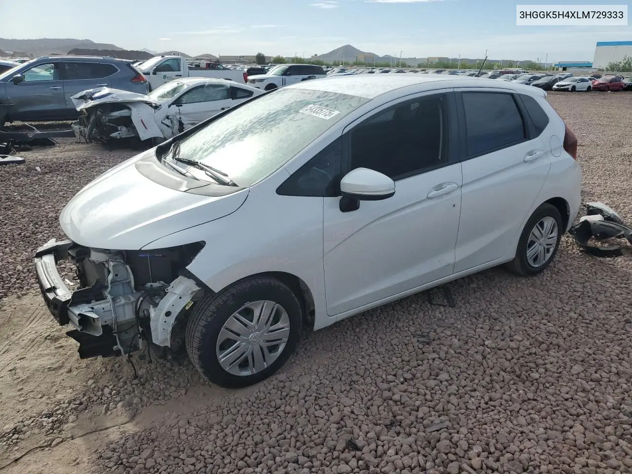 2020 Honda Fit Lx VIN: 3HGGK5H4XLM729333 Lot: 54335775
