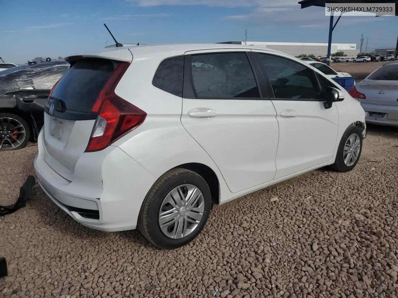 2020 Honda Fit Lx VIN: 3HGGK5H4XLM729333 Lot: 54335775