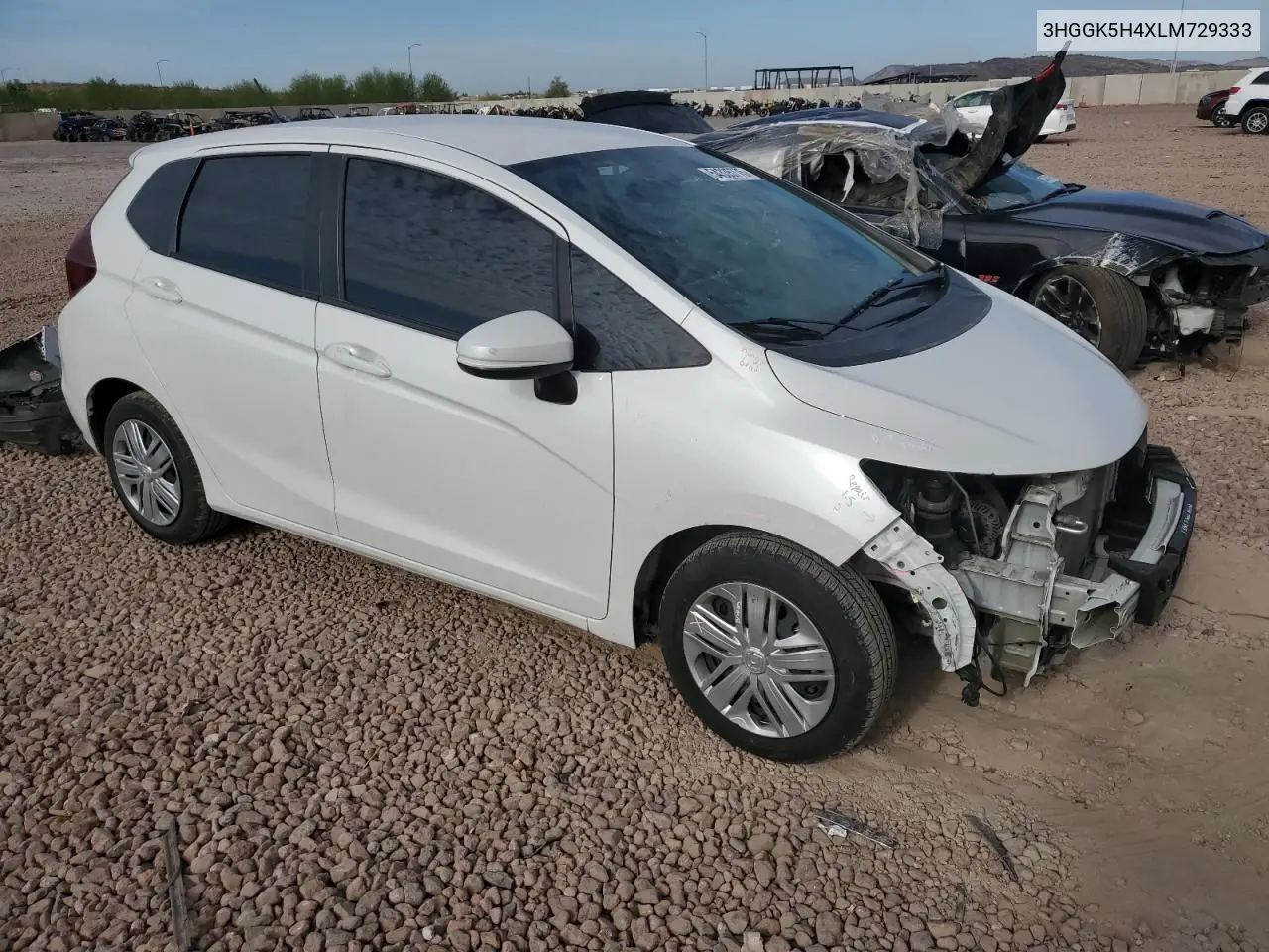 2020 Honda Fit Lx VIN: 3HGGK5H4XLM729333 Lot: 54335775