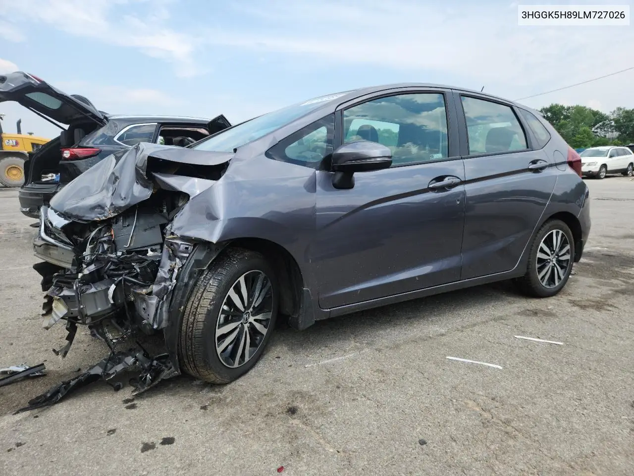 2020 Honda Fit Ex VIN: 3HGGK5H89LM727026 Lot: 62752985