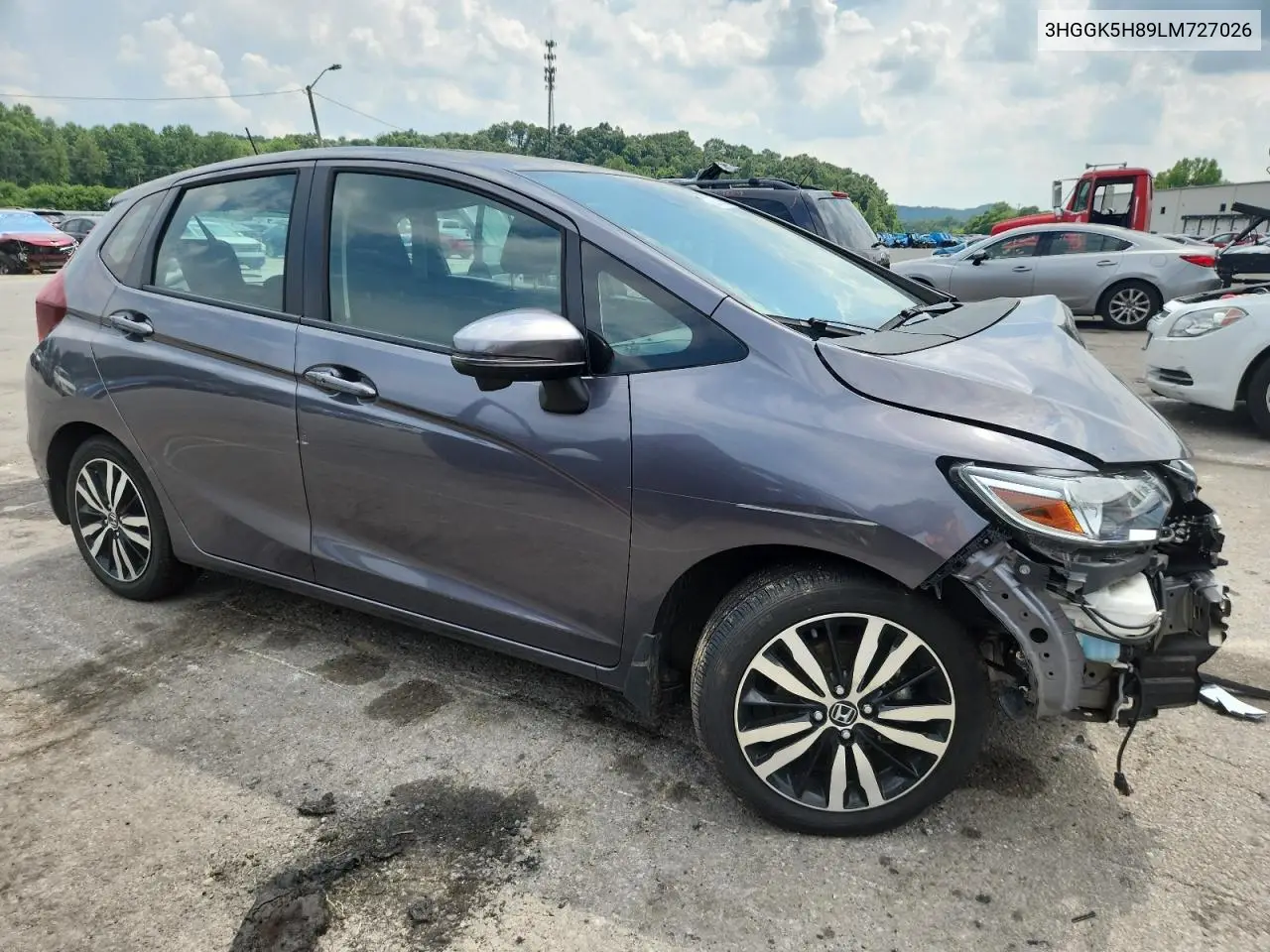2020 Honda Fit Ex VIN: 3HGGK5H89LM727026 Lot: 62752985