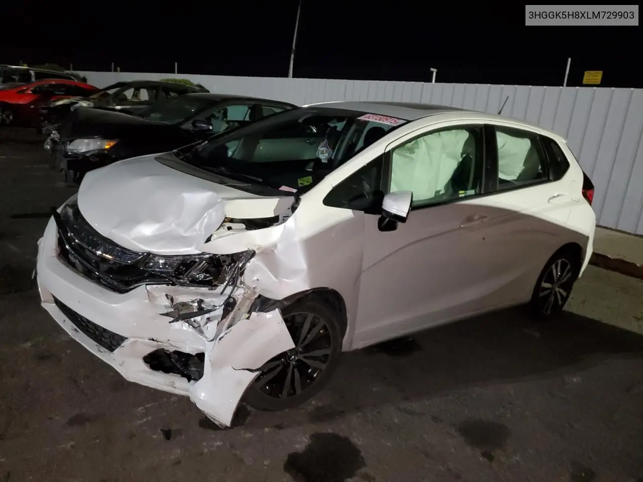 2020 Honda Fit Ex VIN: 3HGGK5H8XLM729903 Lot: 63150915