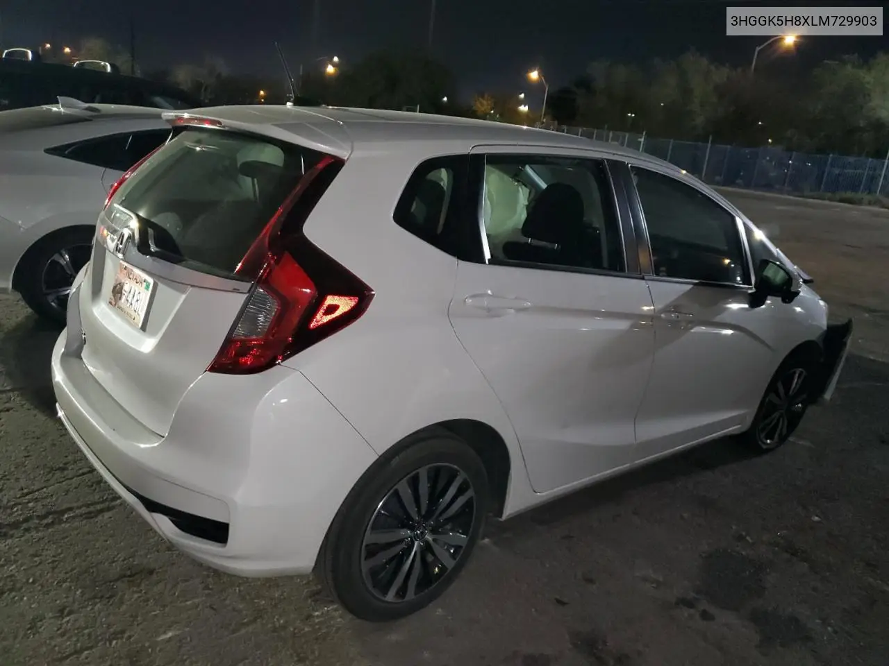 2020 Honda Fit Ex VIN: 3HGGK5H8XLM729903 Lot: 63150915