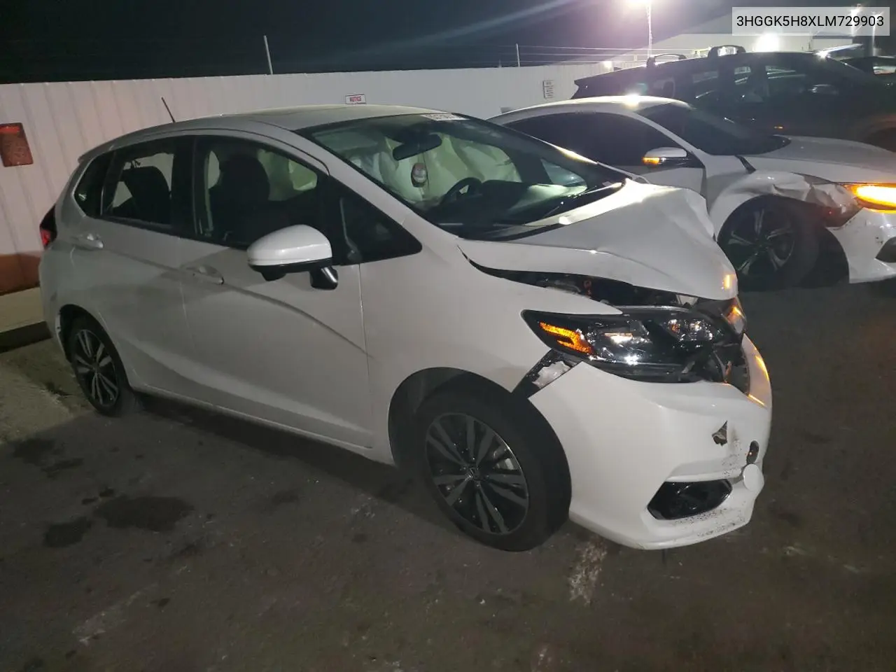 2020 Honda Fit Ex VIN: 3HGGK5H8XLM729903 Lot: 63150915