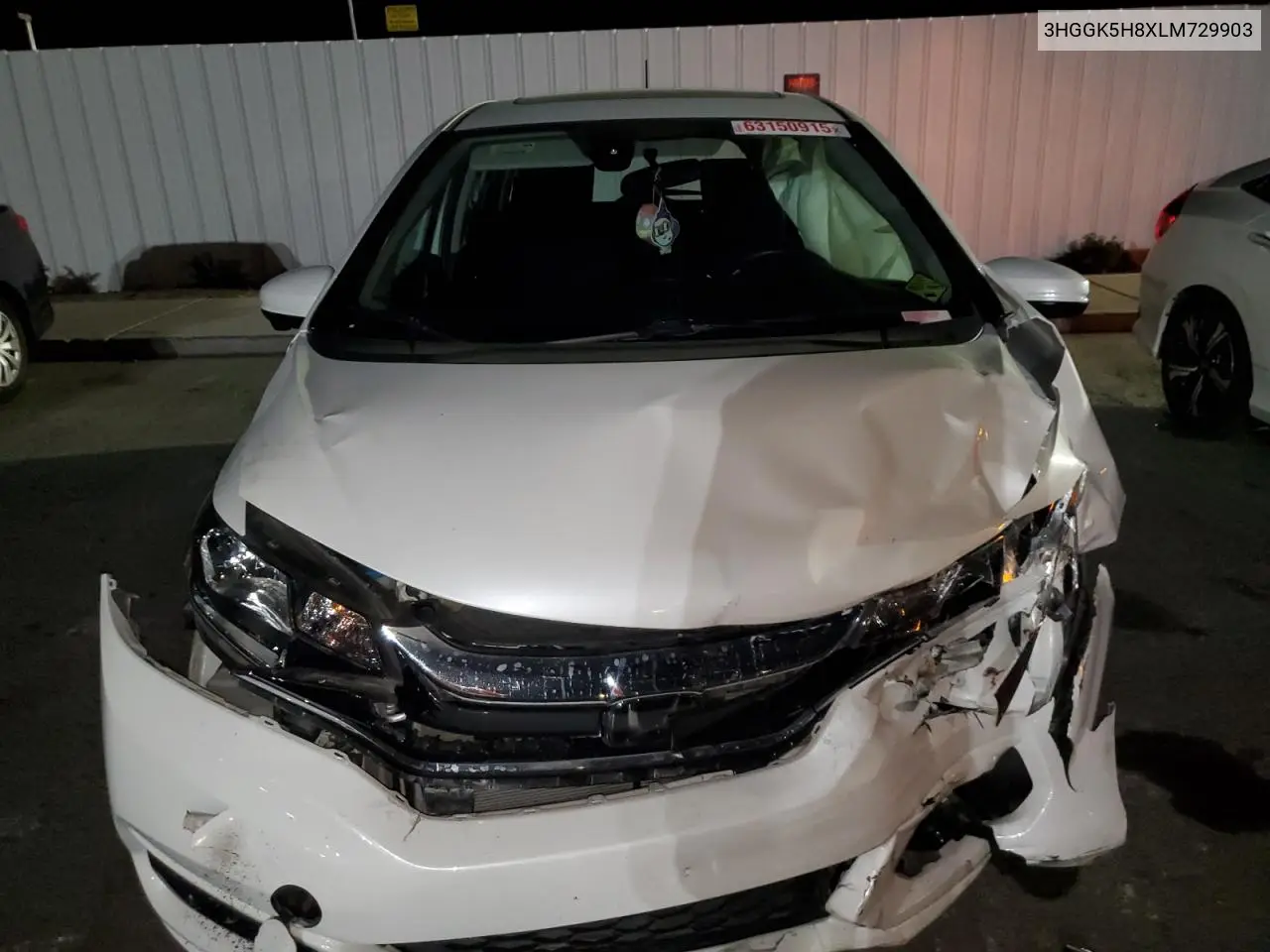 2020 Honda Fit Ex VIN: 3HGGK5H8XLM729903 Lot: 63150915