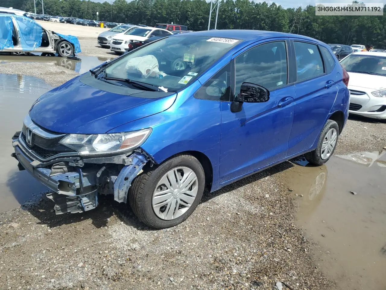 2020 Honda Fit Lx VIN: 3HGGK5H45LM711192 Lot: 64047585