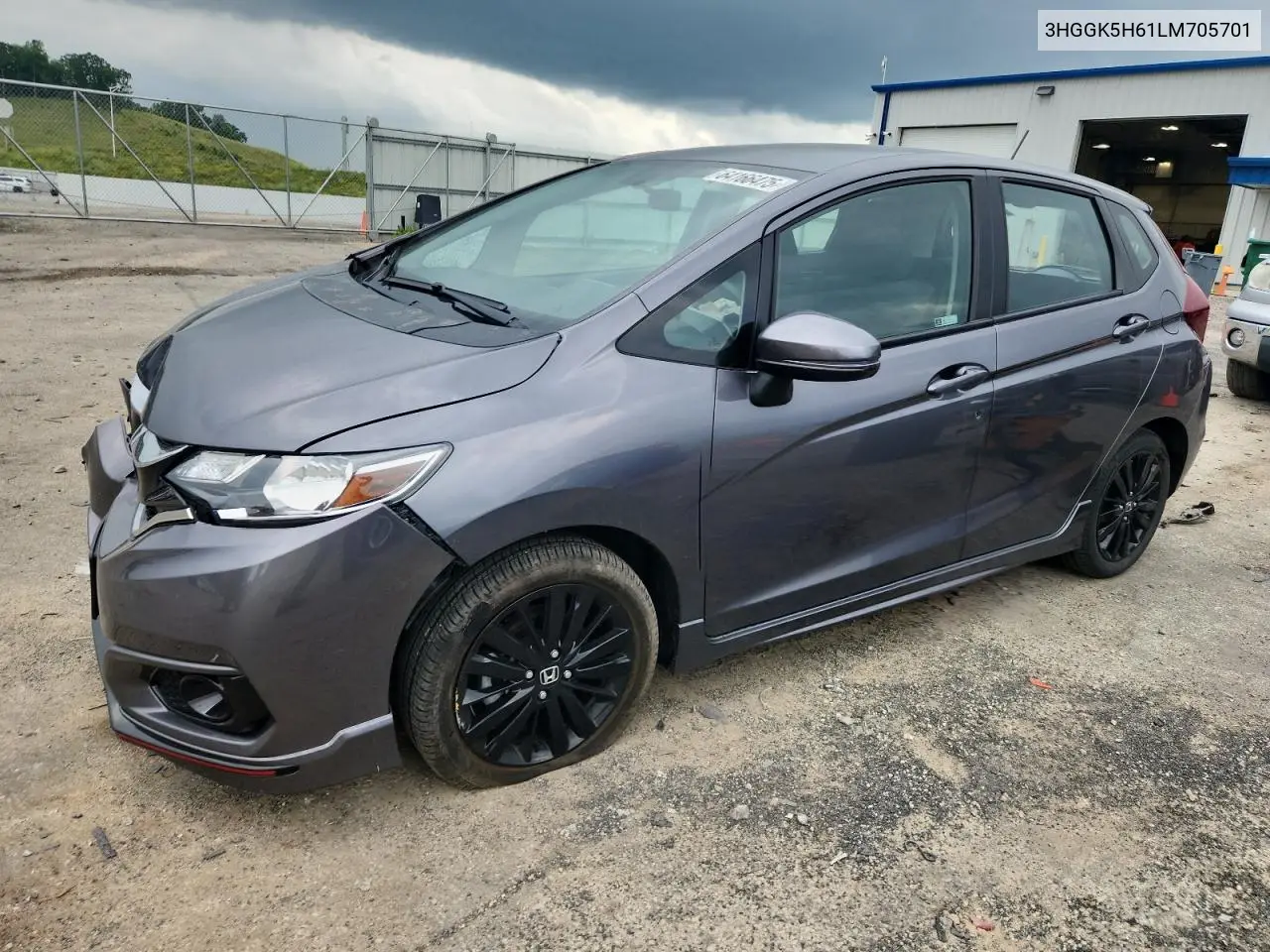 2020 Honda Fit Sport VIN: 3HGGK5H61LM705701 Lot: 64166475
