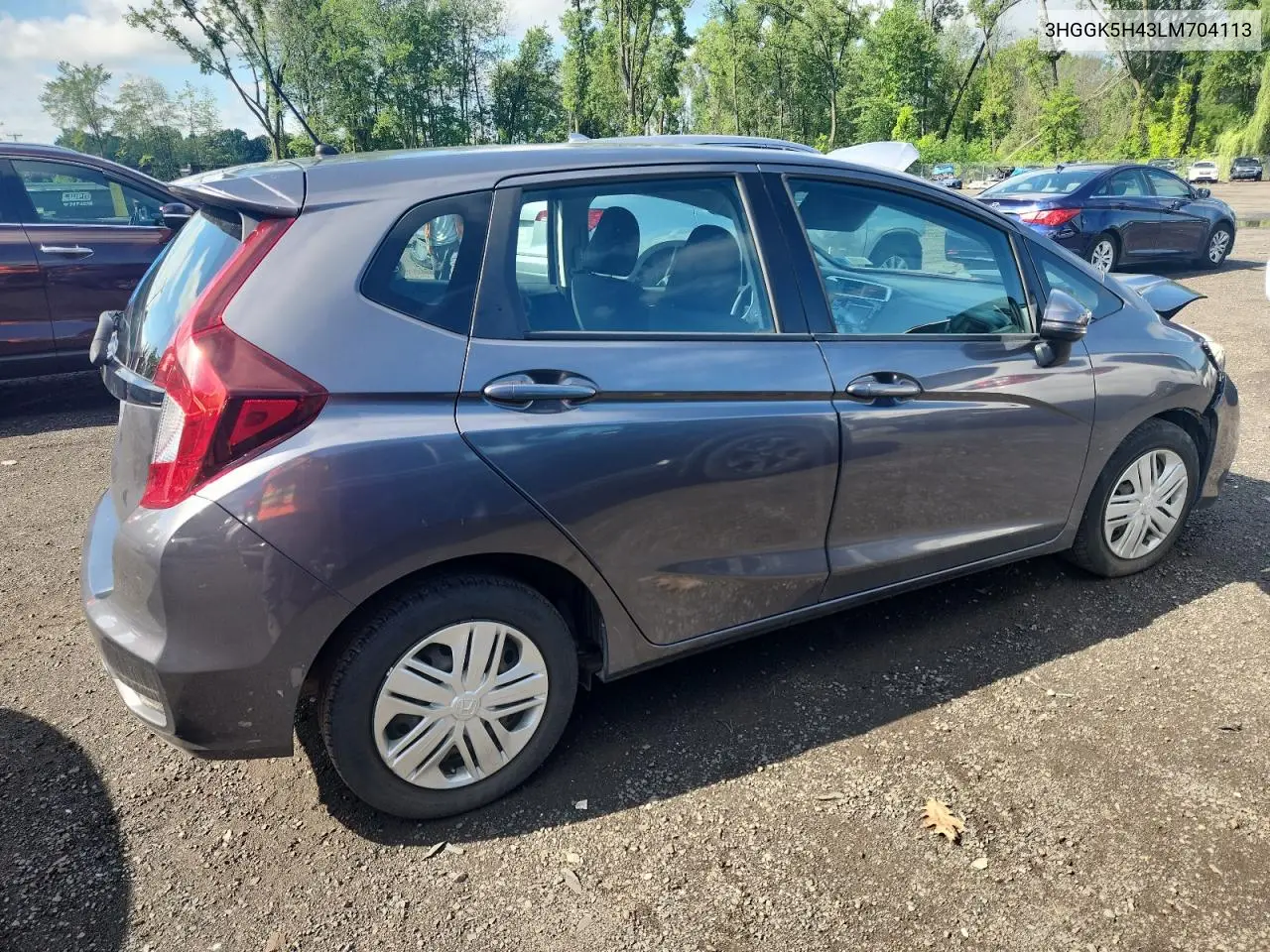 2020 Honda Fit Lx VIN: 3HGGK5H43LM704113 Lot: 64664215