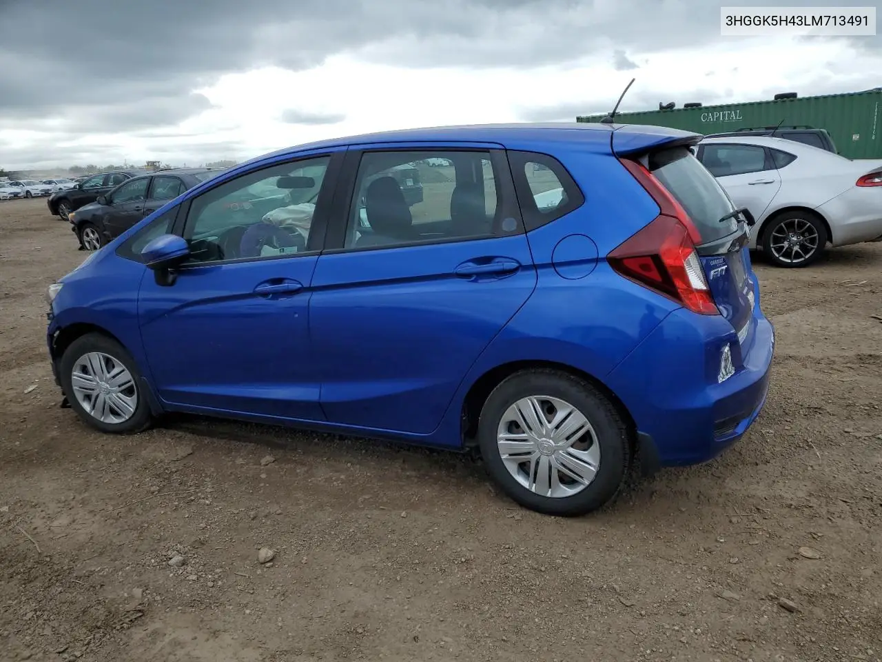 2020 Honda Fit Lx VIN: 3HGGK5H43LM713491 Lot: 64766985