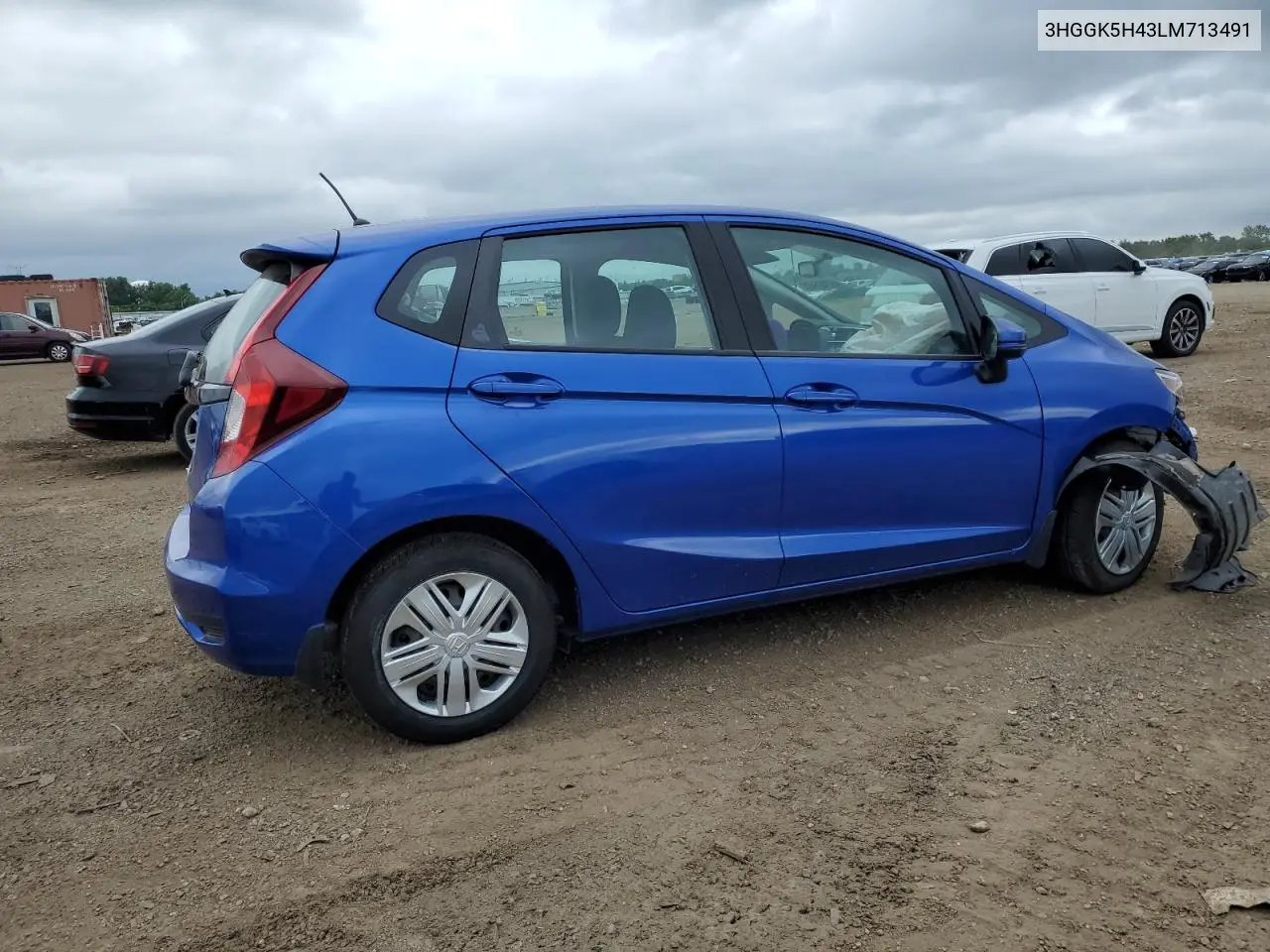 2020 Honda Fit Lx VIN: 3HGGK5H43LM713491 Lot: 64766985