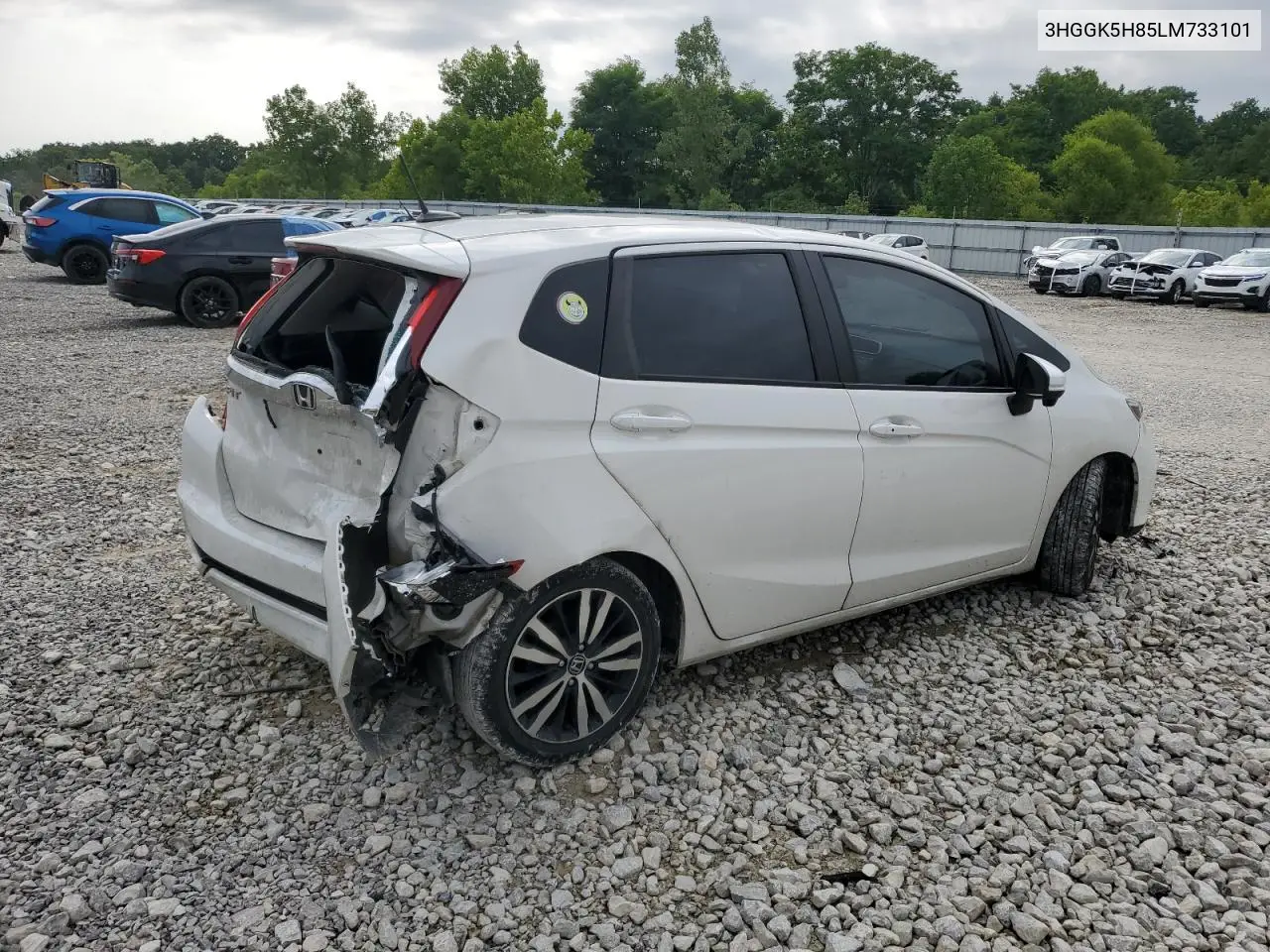 2020 Honda Fit Ex VIN: 3HGGK5H85LM733101 Lot: 64902965