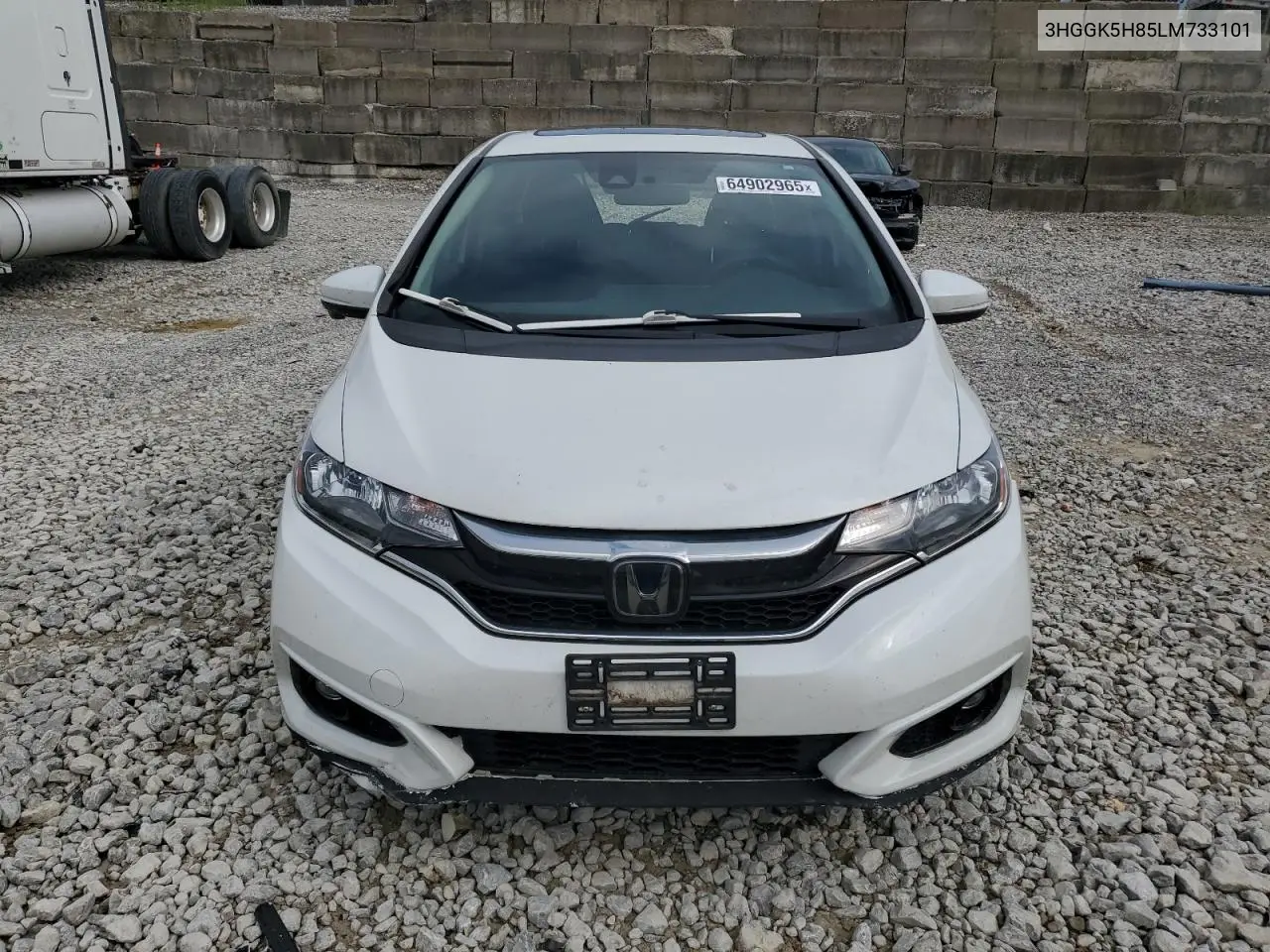 2020 Honda Fit Ex VIN: 3HGGK5H85LM733101 Lot: 64902965