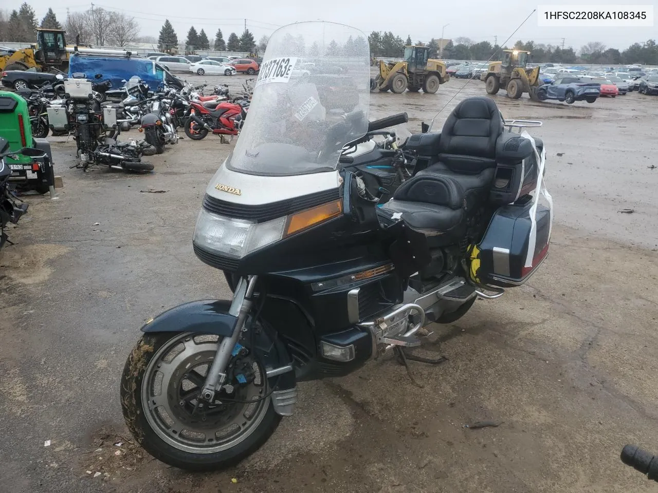 1989 Honda Gl1500 VIN: 1HFSC2208KA108345 Lot: 74187914
