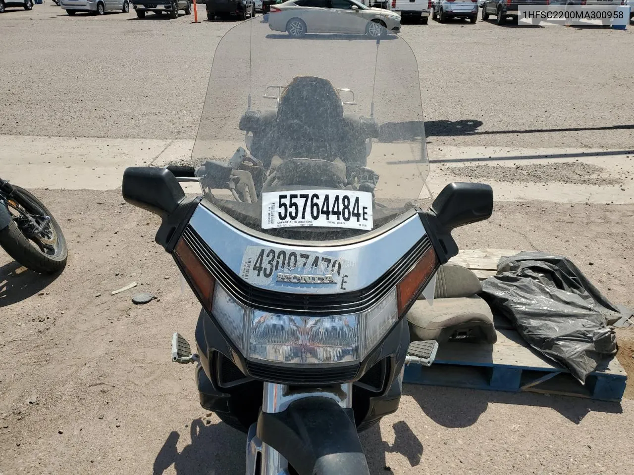 1991 Honda Gl1500 A VIN: 1HFSC2200MA300958 Lot: 55764484