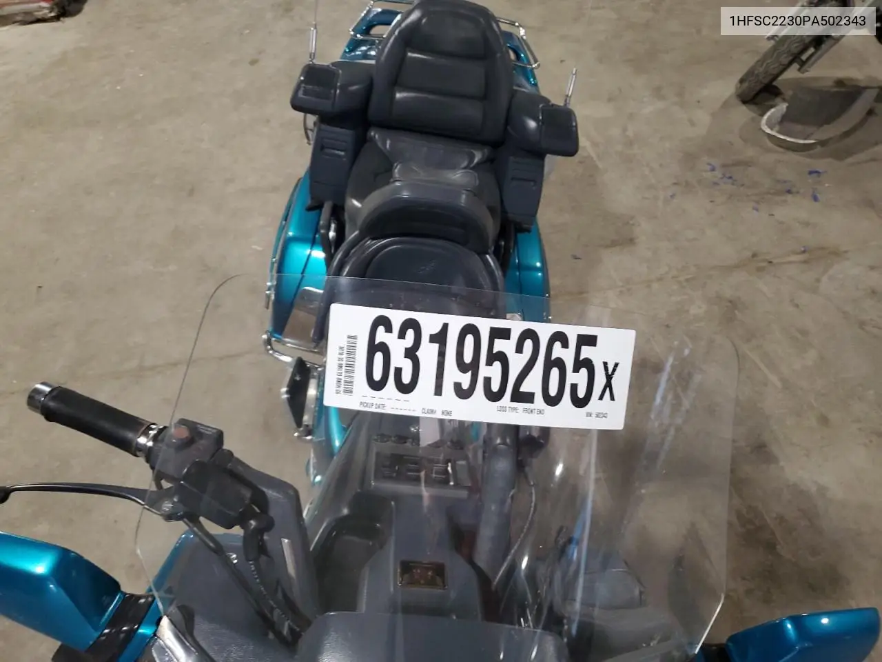 1993 Honda Gl1500 Se VIN: 1HFSC2230PA502343 Lot: 63195265