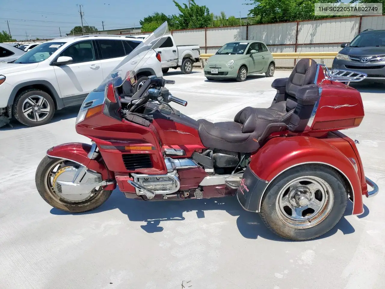 1996 Honda Gl1500 A/2 VIN: 1HFSC2205TA802749 Lot: 58075945