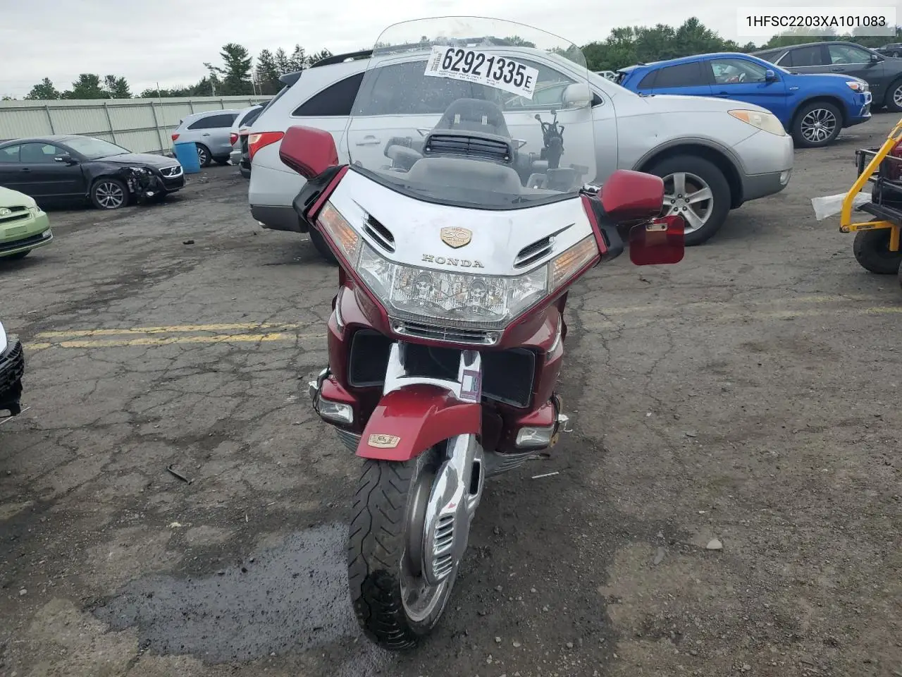 1999 Honda Gl1500 A VIN: 1HFSC2203XA101083 Lot: 62921335