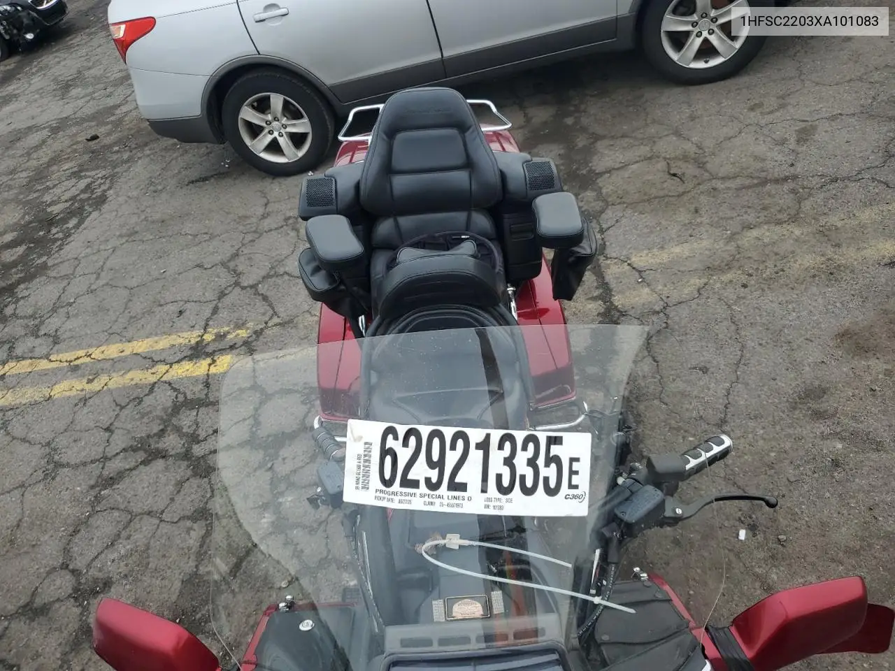 1999 Honda Gl1500 A VIN: 1HFSC2203XA101083 Lot: 62921335