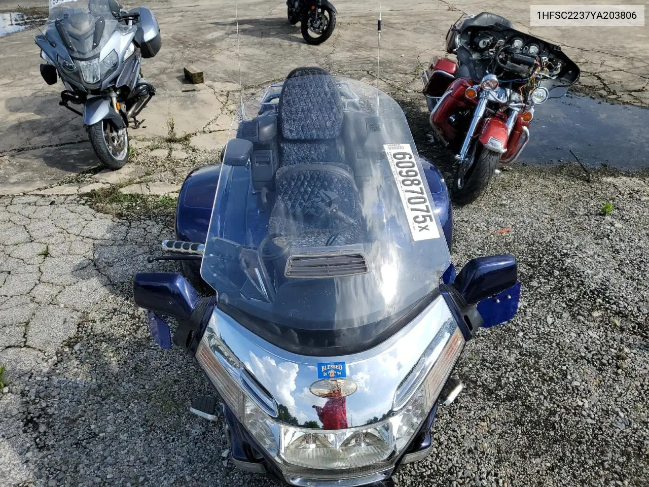 2000 Honda Gl1500 Se12 VIN: 1HFSC2237YA203806 Lot: 60987075