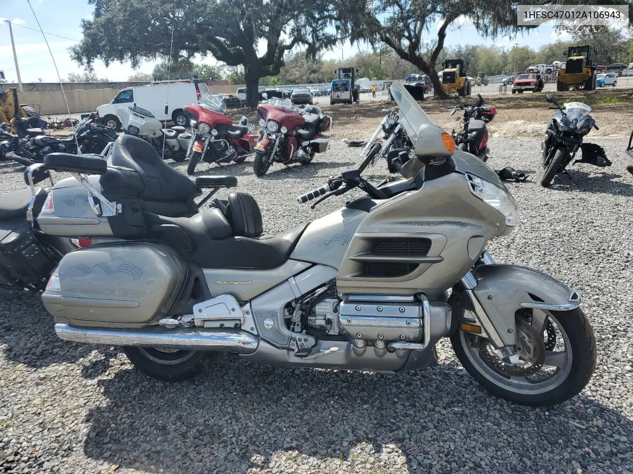 2002 Honda Gl1800 VIN: 1HFSC47012A106943 Lot: 47303505