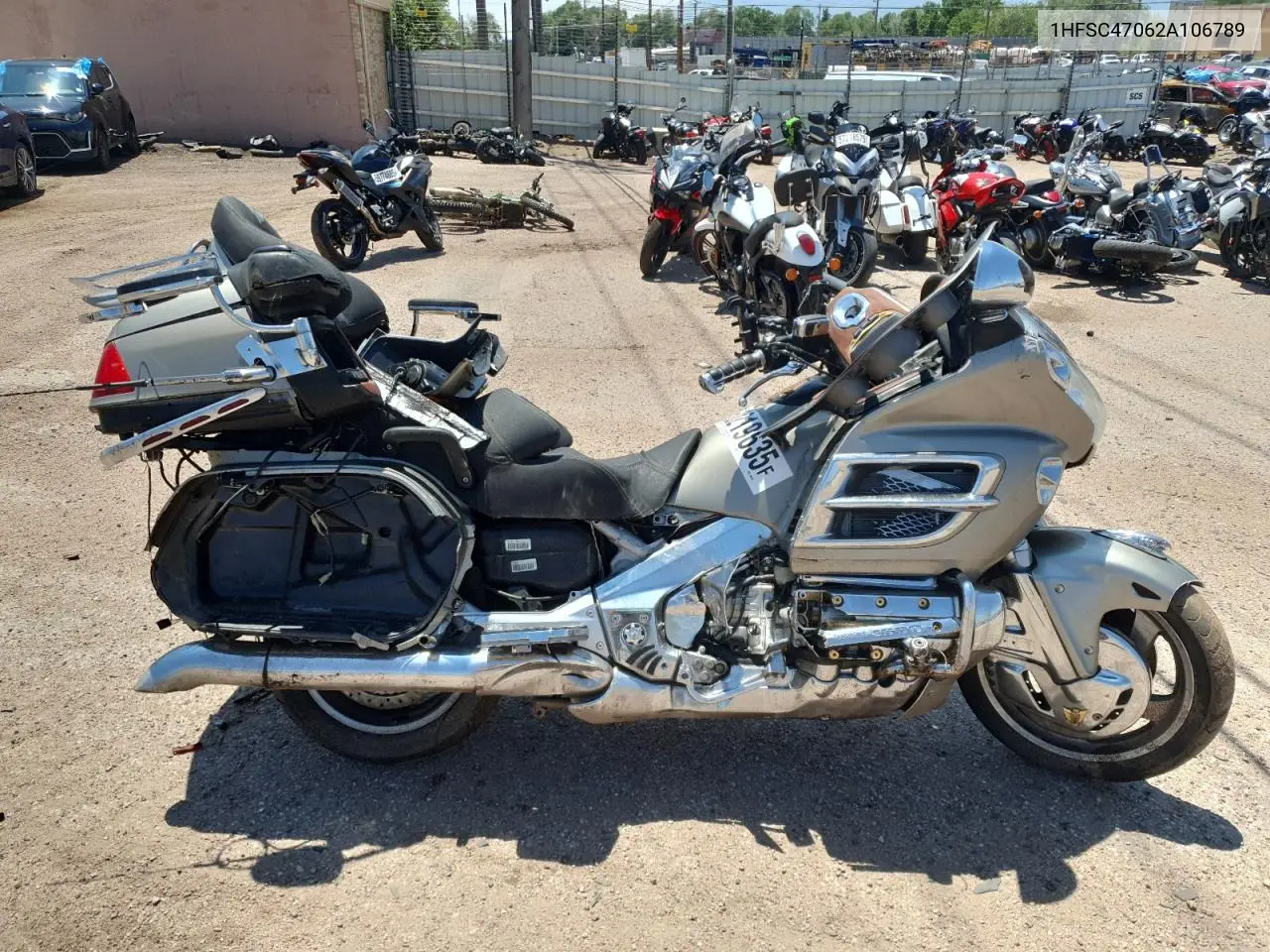 2002 Honda Gl1800 VIN: 1HFSC47062A106789 Lot: 60219635