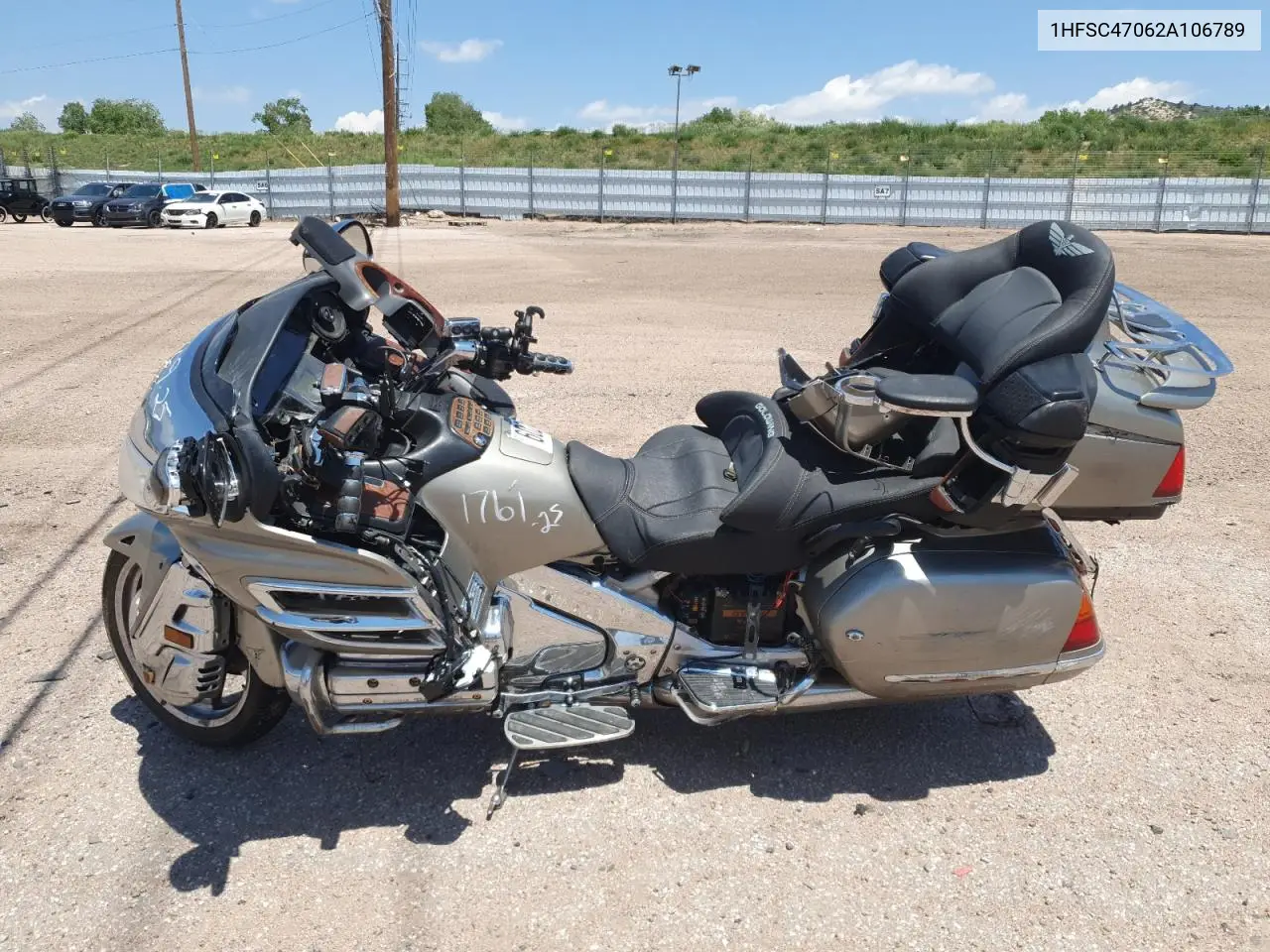2002 Honda Gl1800 VIN: 1HFSC47062A106789 Lot: 60219635