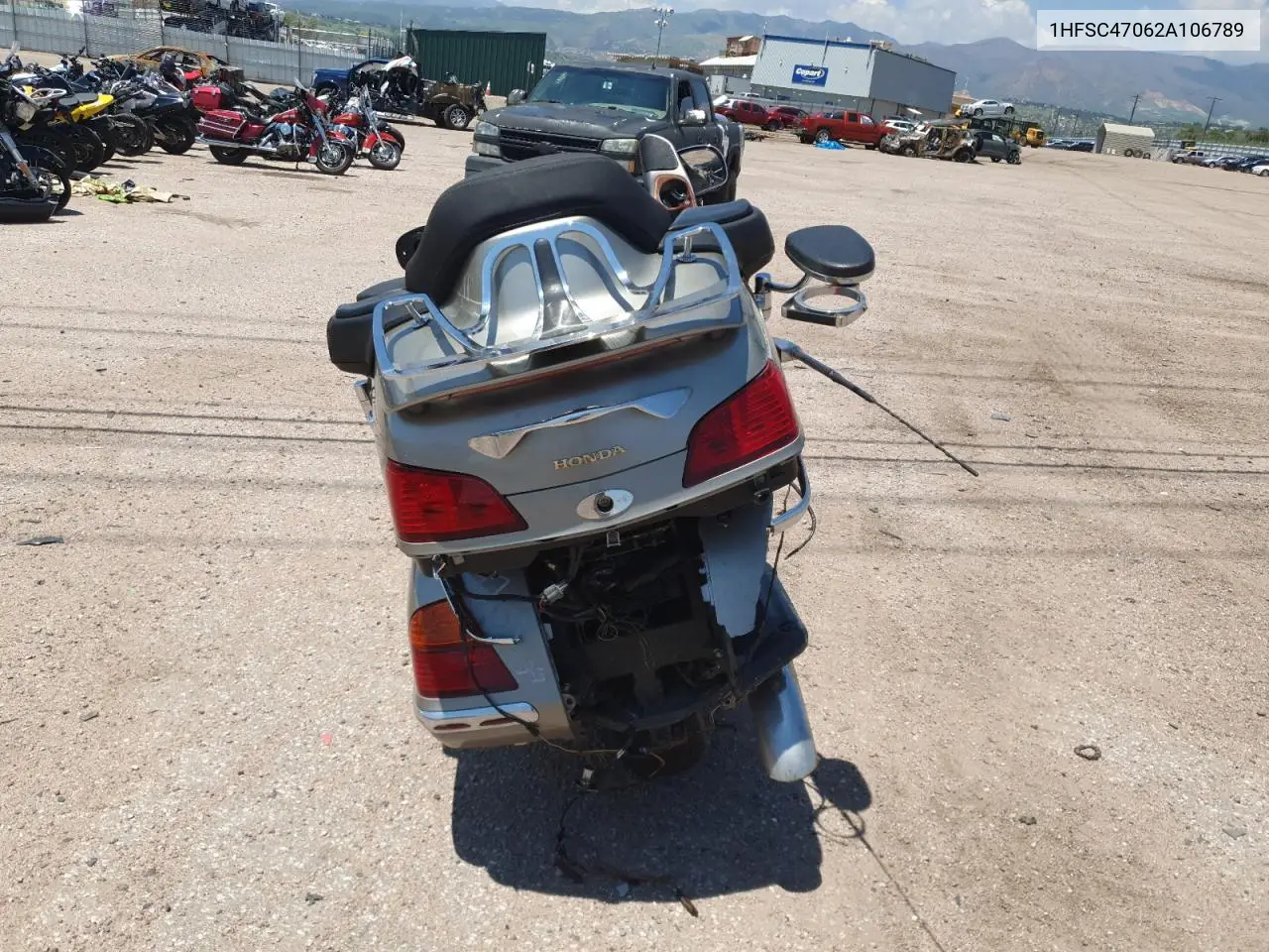 2002 Honda Gl1800 VIN: 1HFSC47062A106789 Lot: 60219635