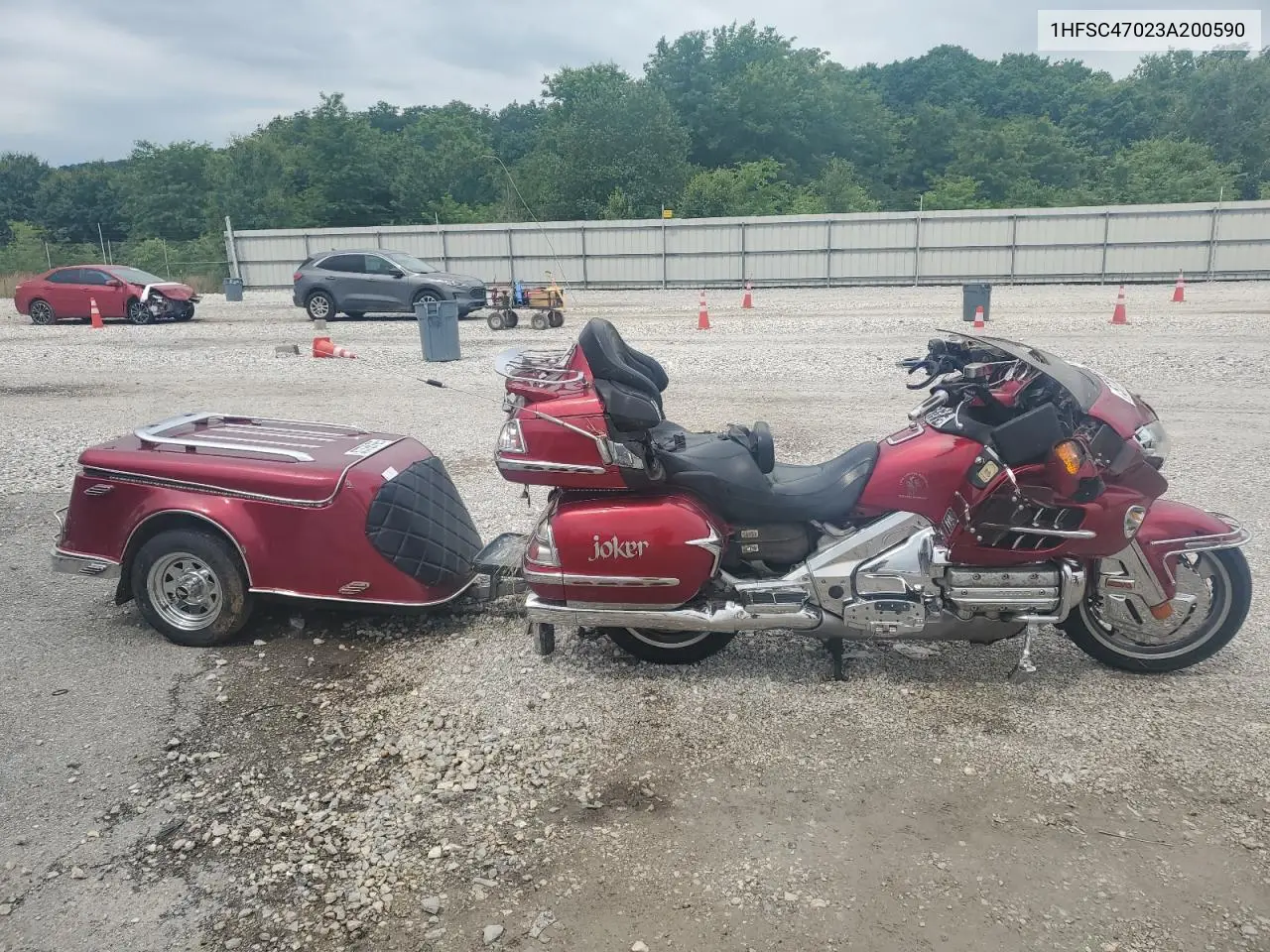 2003 Honda Gl1800 VIN: 1HFSC47023A200590 Lot: 57788705