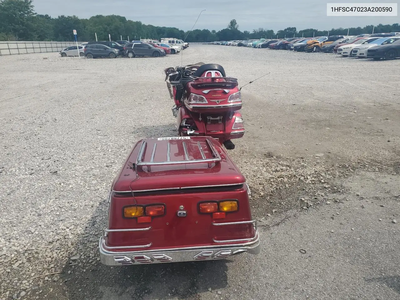 2003 Honda Gl1800 VIN: 1HFSC47023A200590 Lot: 57788705