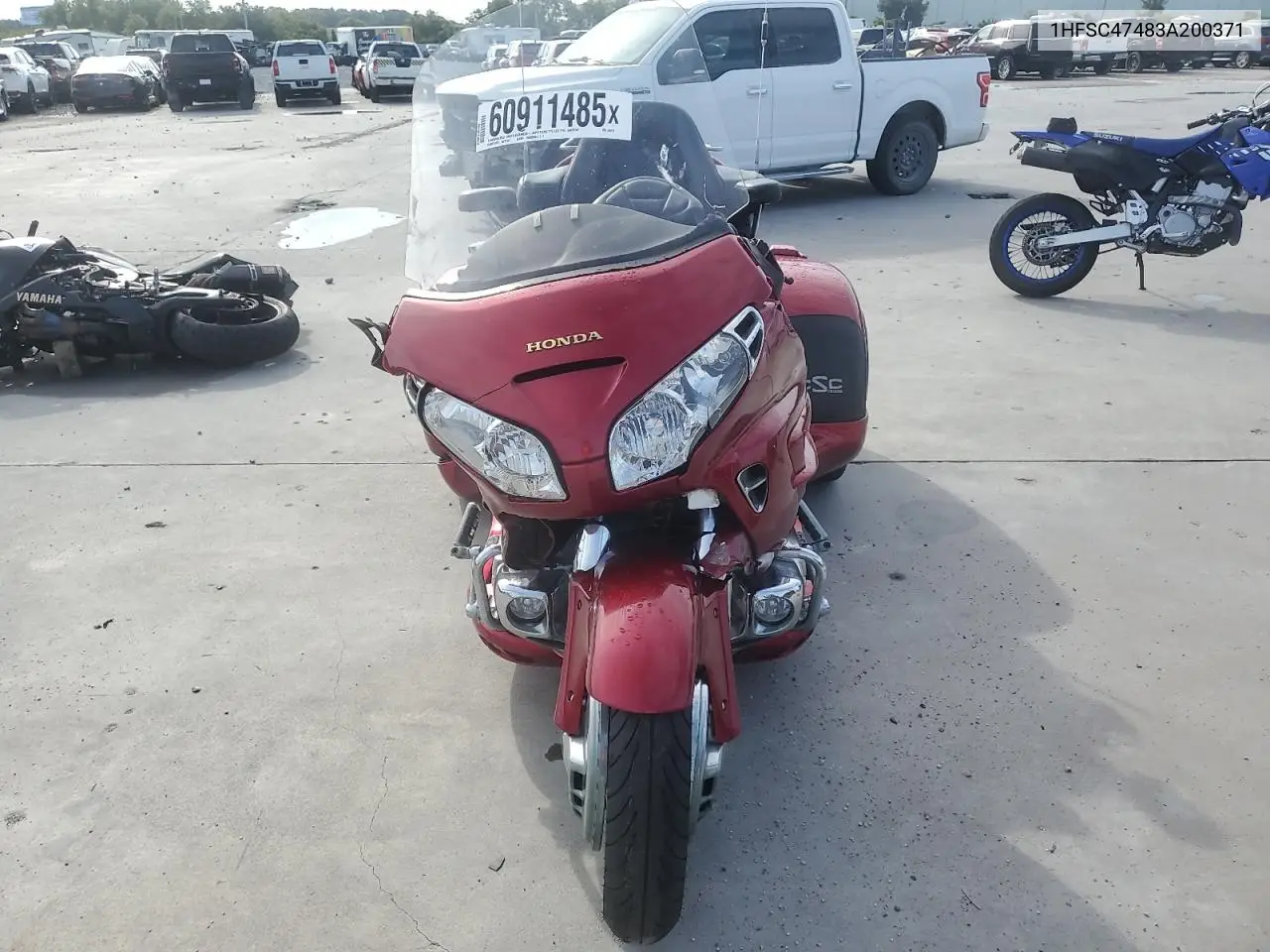 2003 Honda Gl1800 A VIN: 1HFSC47483A200371 Lot: 60911485