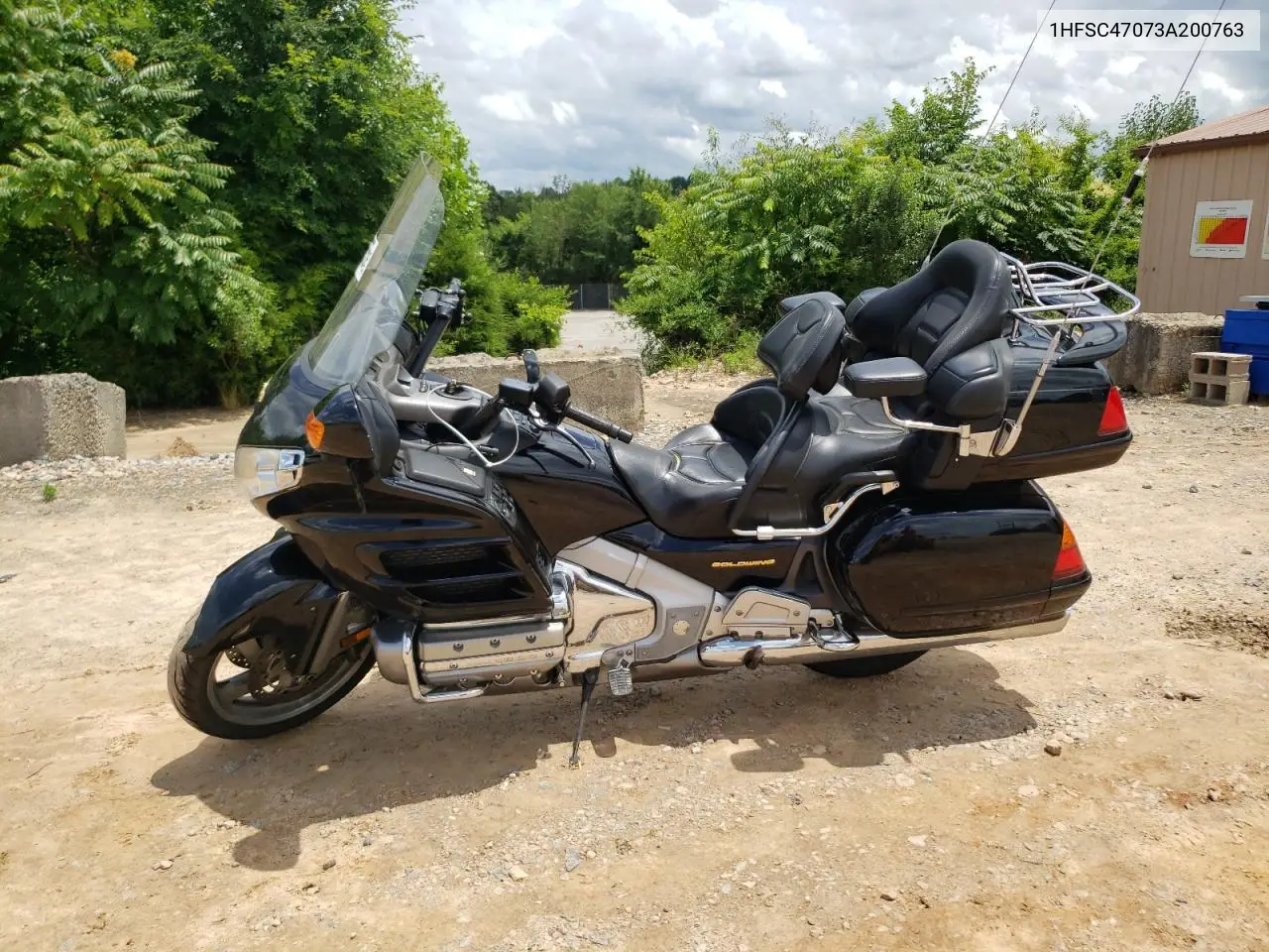 2003 Honda Gl1800 VIN: 1HFSC47073A200763 Lot: 61077655