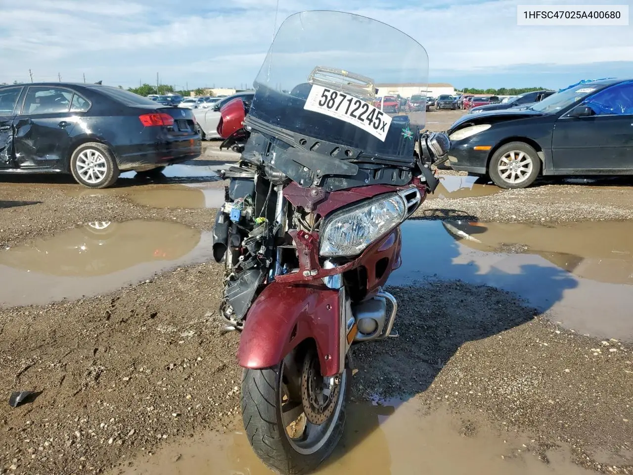 2005 Honda Gl1800 VIN: 1HFSC47025A400680 Lot: 58712245