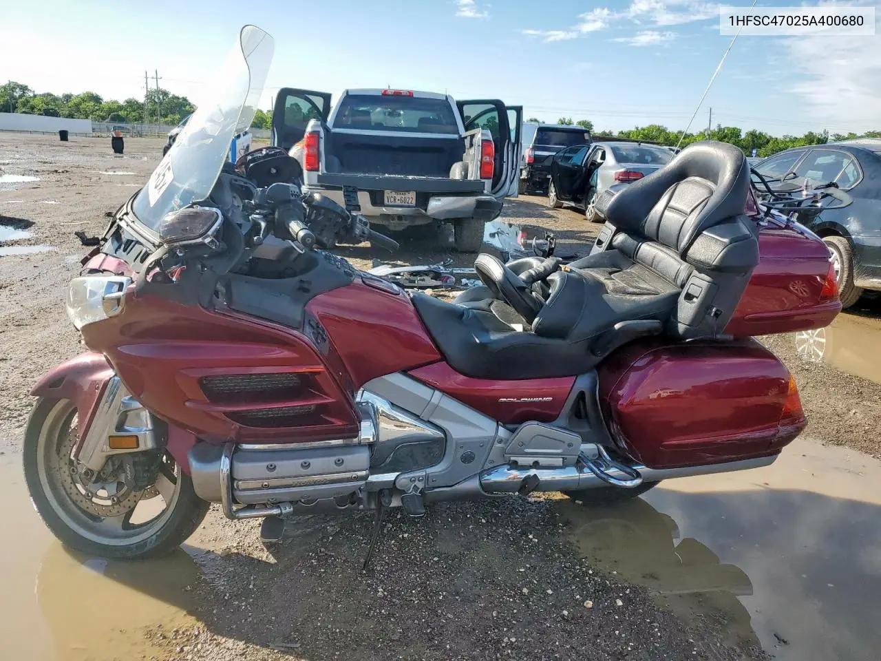 2005 Honda Gl1800 VIN: 1HFSC47025A400680 Lot: 58712245