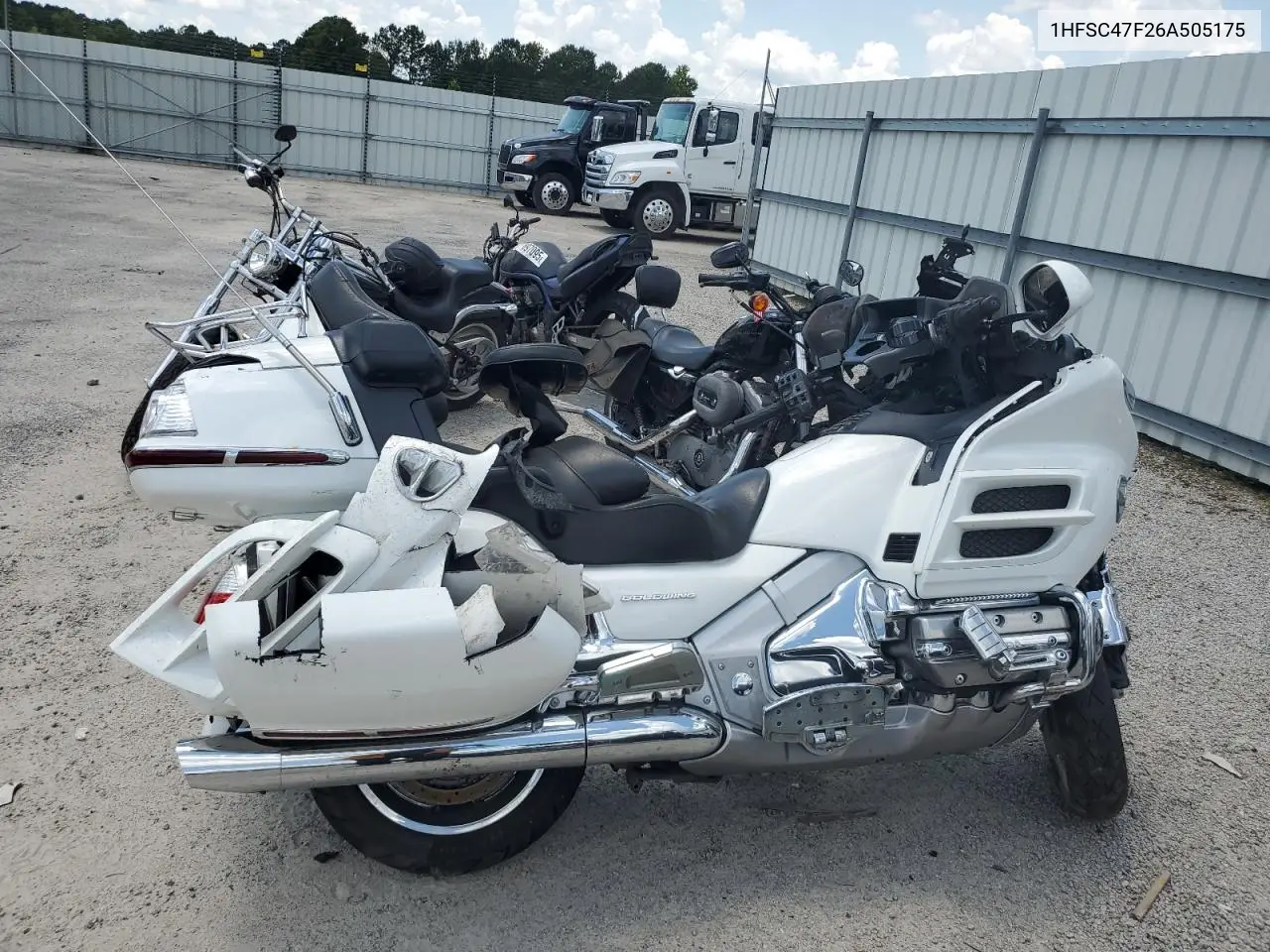 2006 Honda Gl1800 VIN: 1HFSC47F26A505175 Lot: 62351615