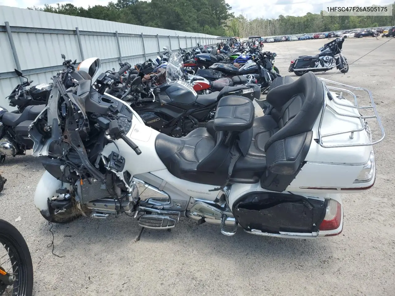 2006 Honda Gl1800 VIN: 1HFSC47F26A505175 Lot: 62351615