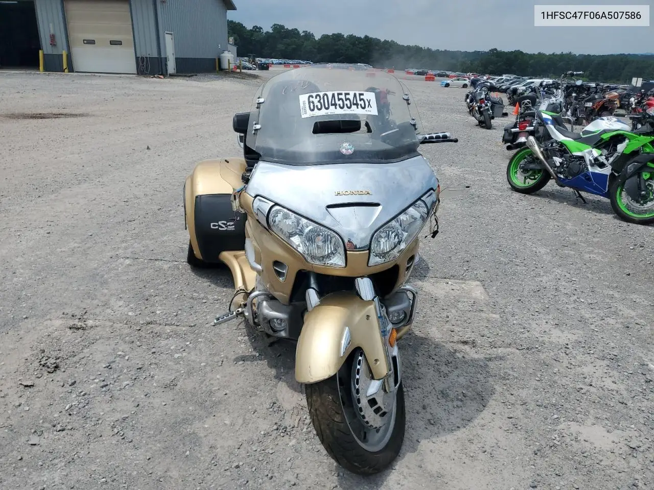 2006 Honda Gl1800 VIN: 1HFSC47F06A507586 Lot: 63045545