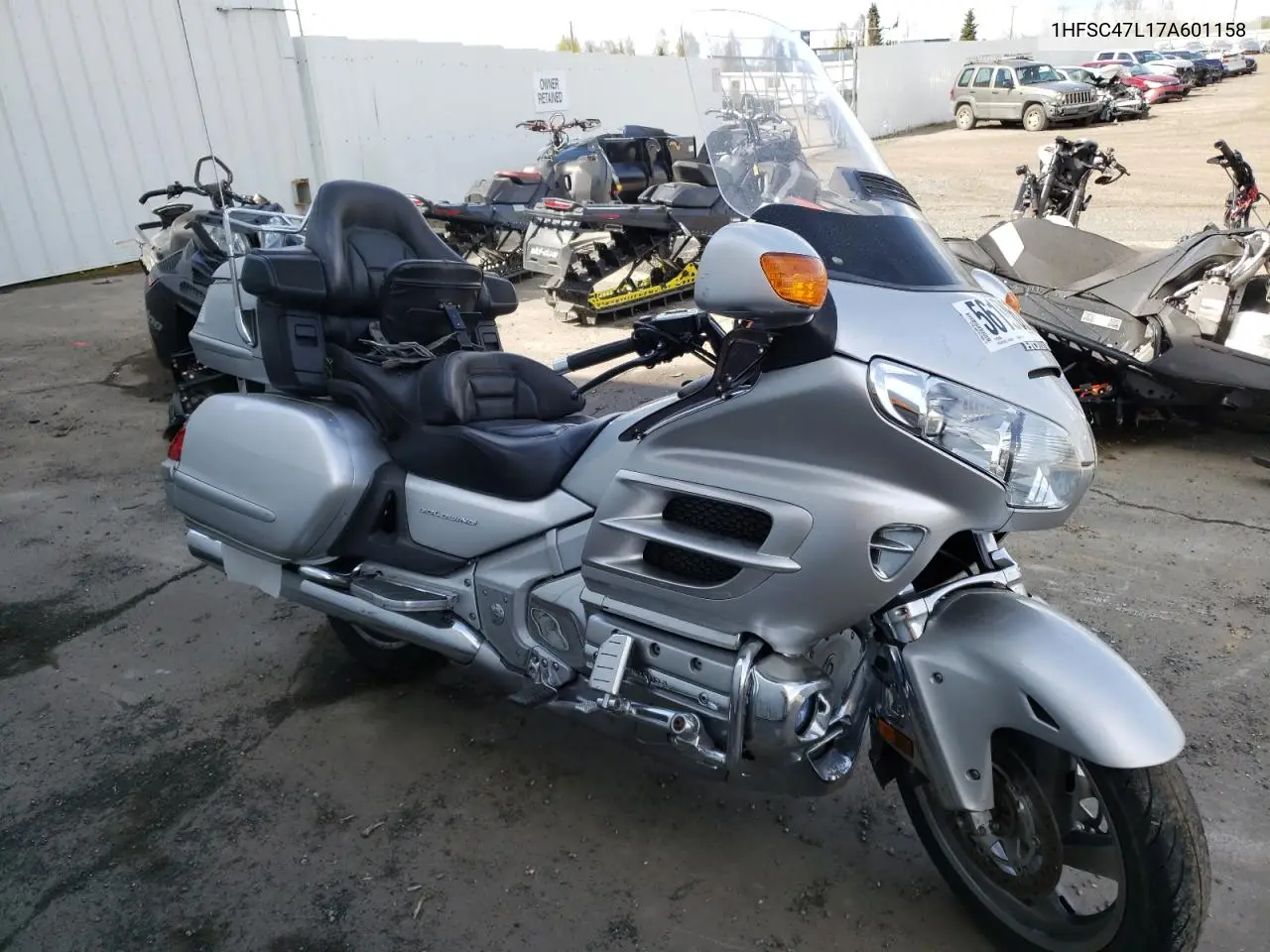 2007 Honda Gl1800 VIN: 1HFSC47L17A601158 Lot: 56196235