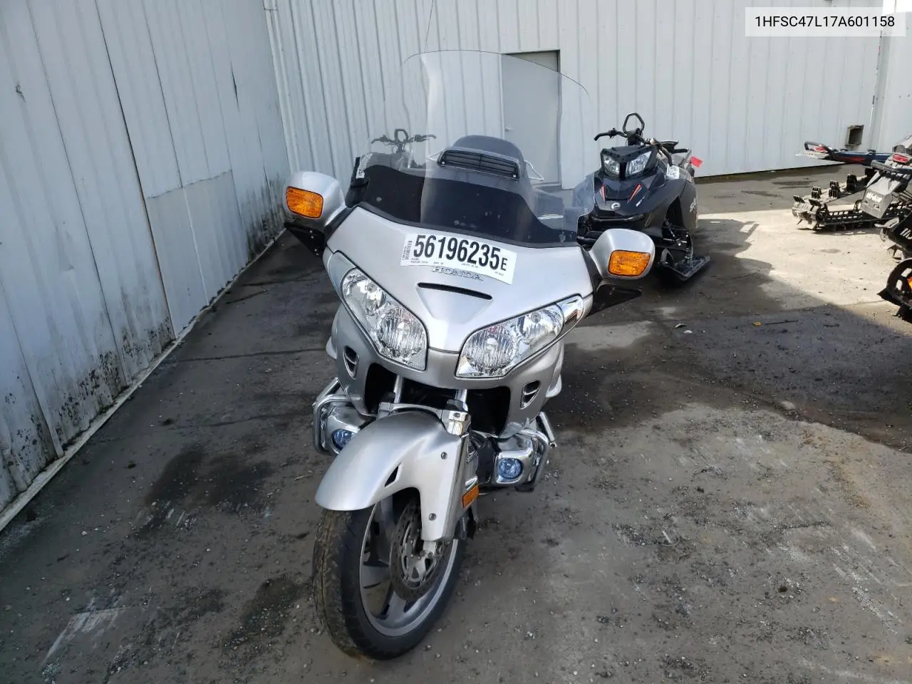 2007 Honda Gl1800 VIN: 1HFSC47L17A601158 Lot: 56196235