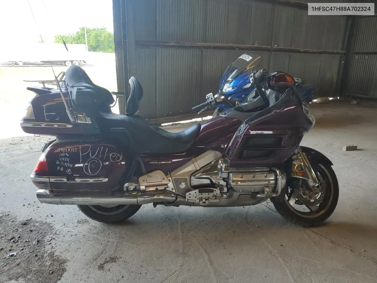 2008 Honda Gl1800 VIN: 1HFSC47H88A702324 Lot: 57288085