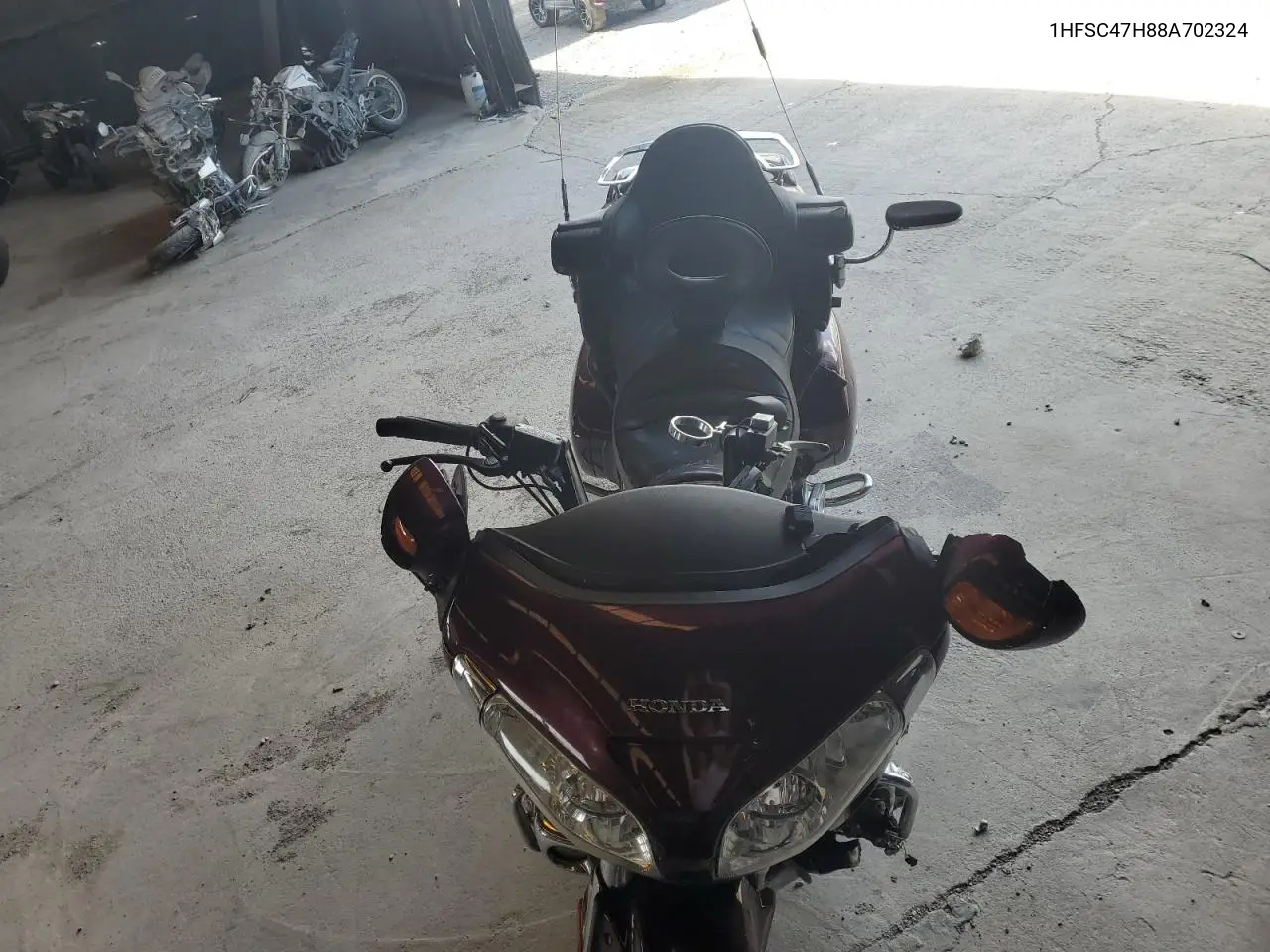 2008 Honda Gl1800 VIN: 1HFSC47H88A702324 Lot: 57288085
