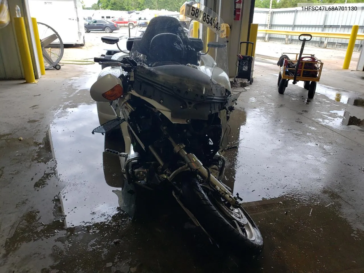 2008 Honda Gl1800 VIN: 1HFSC47L68A701130 Lot: 58085454