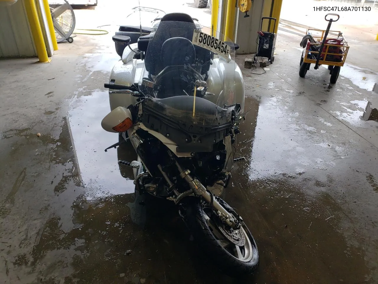 2008 Honda Gl1800 VIN: 1HFSC47L68A701130 Lot: 58085454