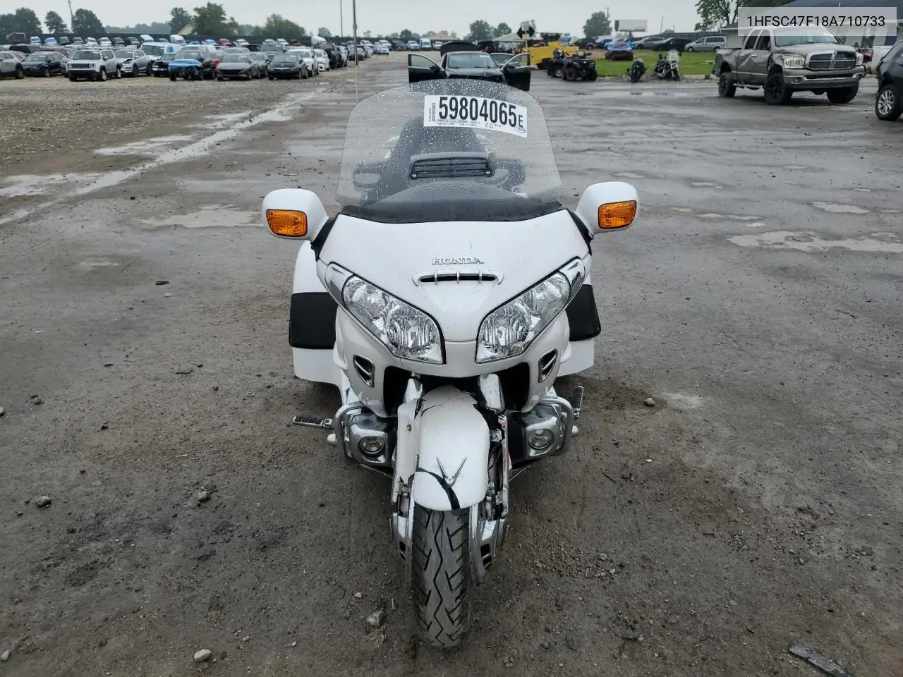 2008 Honda Gl1800 VIN: 1HFSC47F18A710733 Lot: 59804065