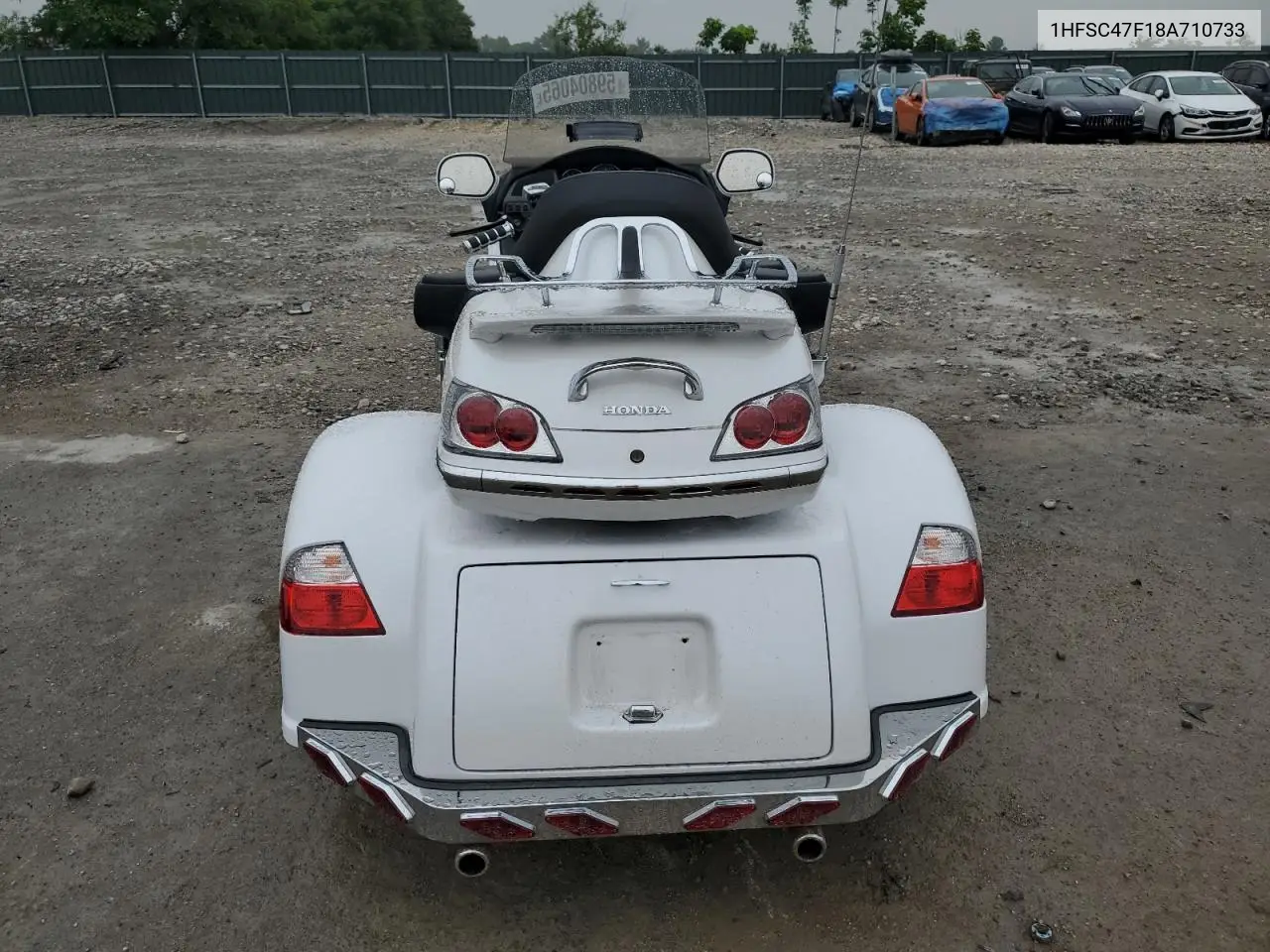 2008 Honda Gl1800 VIN: 1HFSC47F18A710733 Lot: 59804065