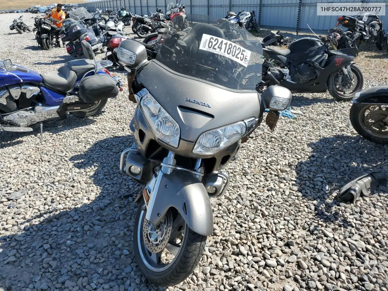 2008 Honda Gl1800 VIN: 1HFSC47H28A700777 Lot: 62418025