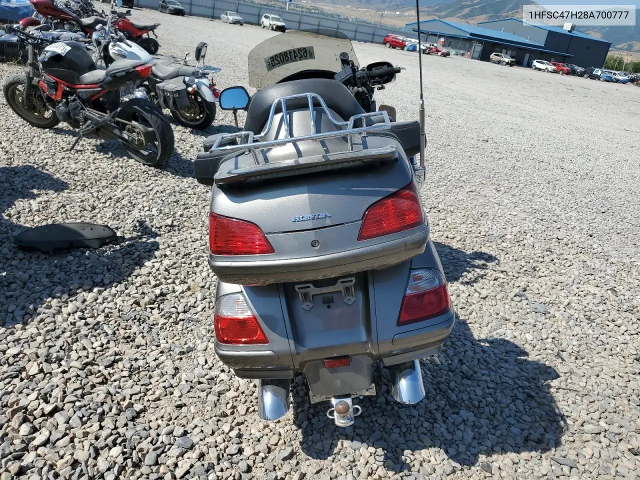 2008 Honda Gl1800 VIN: 1HFSC47H28A700777 Lot: 62418025
