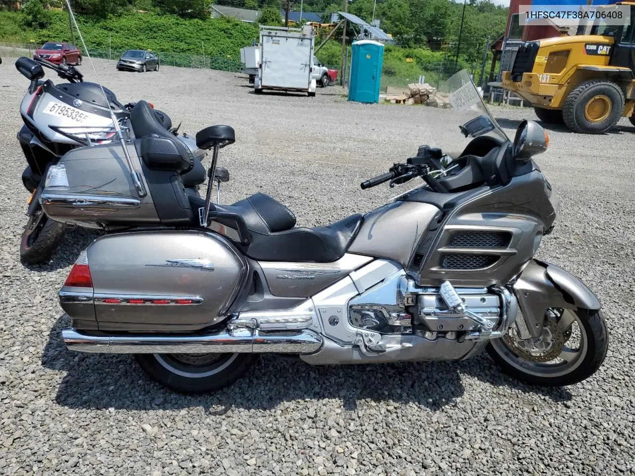 2008 Honda Gl1800 VIN: 1HFSC47F38A706408 Lot: 62538795